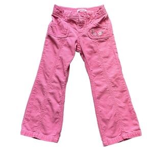 Osh Kosh B'Gosh Pink Corduroy Embroidered Pants, 3T